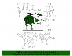 Heater Assembly Acura MDX 07-13