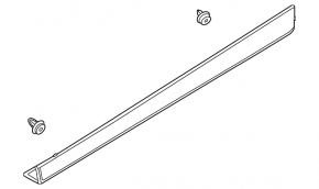 Lower front right door trim for Nissan Ariya 23-25