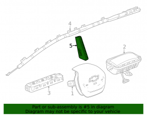 Airbag front left seat Chevrolet Equinox EV 24-26