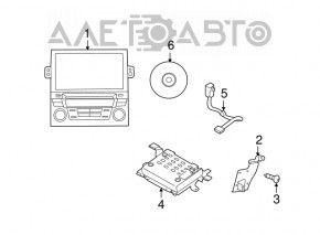 Subaru Outback 10-11 Audio Amplifier