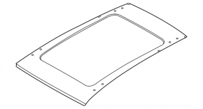 Metal roof Porsche Cayenne 958 11-17 for panorama