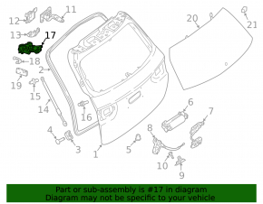 Mercedes GLC 20-22 tailgate motor drive