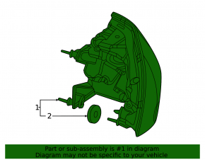 Light outer wing left Mercedes W167 GLE 350 450 20-23
