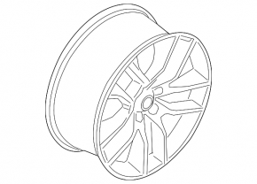 R20 Ford Mustang mk6 15-17 wheel rim