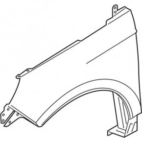 Front left wing Ford Edge 15- FPS