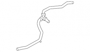 Cooling system hose for Ford Escape MK3 17-19 2.0T