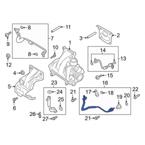 Ford Explorer 20-2.3T Turbo Oil Supply Line