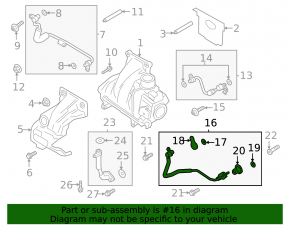 Ford Explorer 20-2.3T Turbo Oil Supply Line