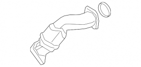Turbocharger pipe for Audi Q8 19-25 3.0T MHEV