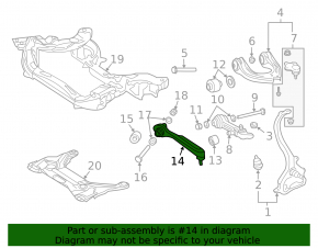 Lower arm front right front Mercedes W211 rwd