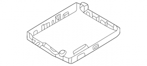Plastic battery tray for Nissan Ariya 23-25