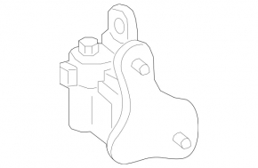 Door hinge lower front right Mercedes GLA 14-20