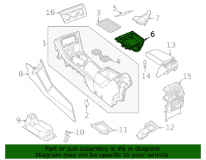 Gearshifter cover for VW Taos 22-25