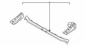 Wiper pan metal Subaru Outback 20-23