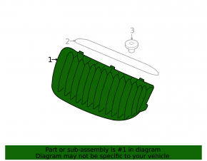 Right radiator grill for BMW 3 Series E90 E92 07-12 Sedan, wagon, 2006-08, 330, 335