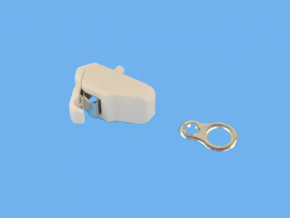 Driver's visor mounting hook Fiat 500L 14- gray