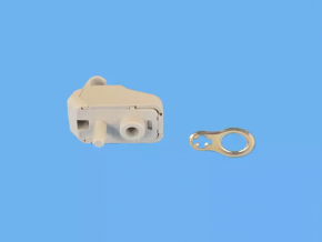 Driver's visor mounting hook Fiat 500L 14- gray