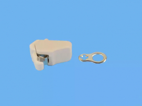 Driver's visor mounting hook Fiat 500L 14- gray