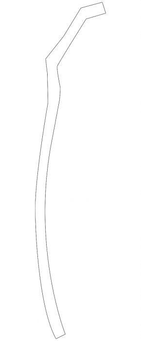 Side door seal, rear left, Toyota Avalon 19-22