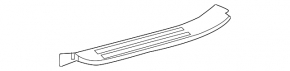 Front left inner door sill plate for Toyota Sienna 21-24, dark gray