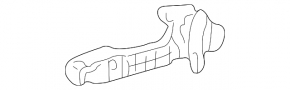 Toyota Highlander 01-07 rear right door handle mechanism