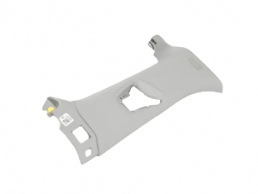 Left rear pillar trim panel in front of the window, Jeep Grand Cherokee WL 22-23, gray