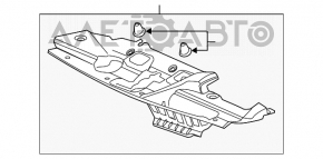 Honda Odyssey 11-13 TV trim panel
