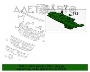 Honda Odyssey 11-13 TV trim panel