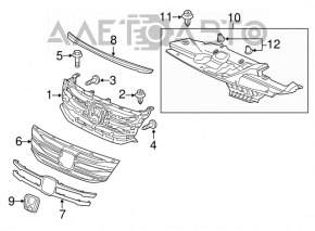 Honda Odyssey 11-13 TV trim panel