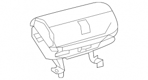 Airbag passenger in the dashboard Toyota Sienna 21-25