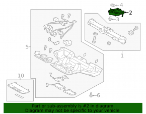 Subaru Forester 17-18 SJ Lane Tracking Camera Bracket on Windshield