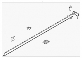 Right threshold Hyundai Palisade 20-25