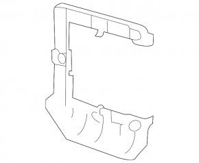 BLIND SPOT MONITOR bracket left Toyota Avalon 13-18