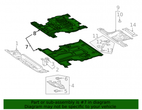 Mercedes GLE 450/580 20-26 Off-Road Front Engine Guard (pkg)