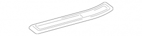 External metal threshold trim rear right Mercedes W211