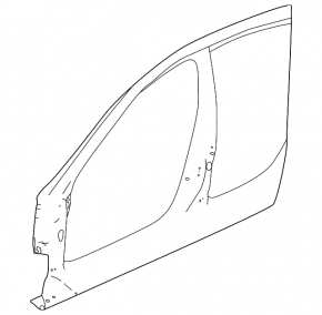 Body pillar central left Nissan Altima 19-24