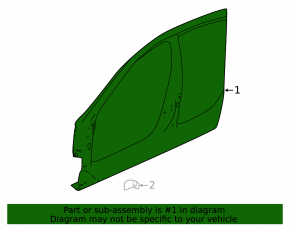Body pillar central left Nissan Altima 19-24