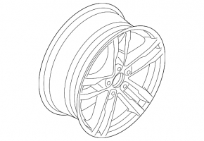Wheel rim R18x7.5J ET37.5 Ford Explorer 20-25 light curb