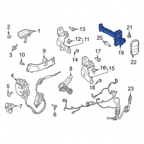 Front Left Door Limiter Ford Mustang Mach-E 21-23