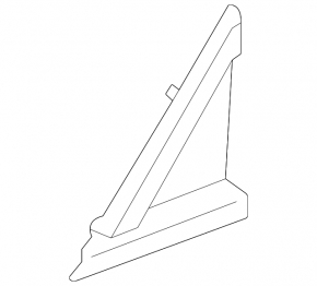 Plug triangle wing front right Volkswagen ID.4 21-23 black