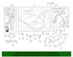 Fuel level sensor Mitsubishi Eclipse Cross 18-22 FWD