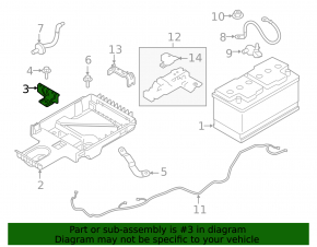 Volvo XC90 Battery Mount 16-22