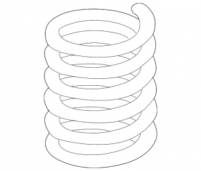 Rear left spring for Mini Cooper Countryman R60 10-16 fwd