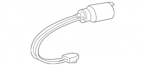 Front left brake pad wear sensor for BMW X1 E84 13-15