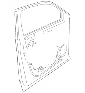 Front left door assembly for VW Atlas 22-25