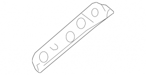 Rear bumper mount left Chevrolet Bolt EV 22-23