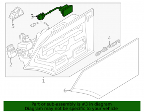 Left charging port release button for Audi E-Tron 19-23