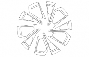 Wheel disk R17 Hyundai Tucson 19-21