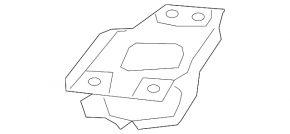 Rear Right Trunnion Bracket Nissan Rogue Sport 17-19