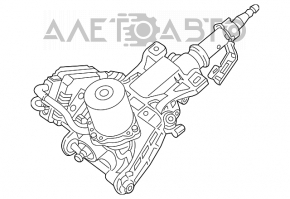 Steering column with electric power steering for Hyundai Azera 12-17